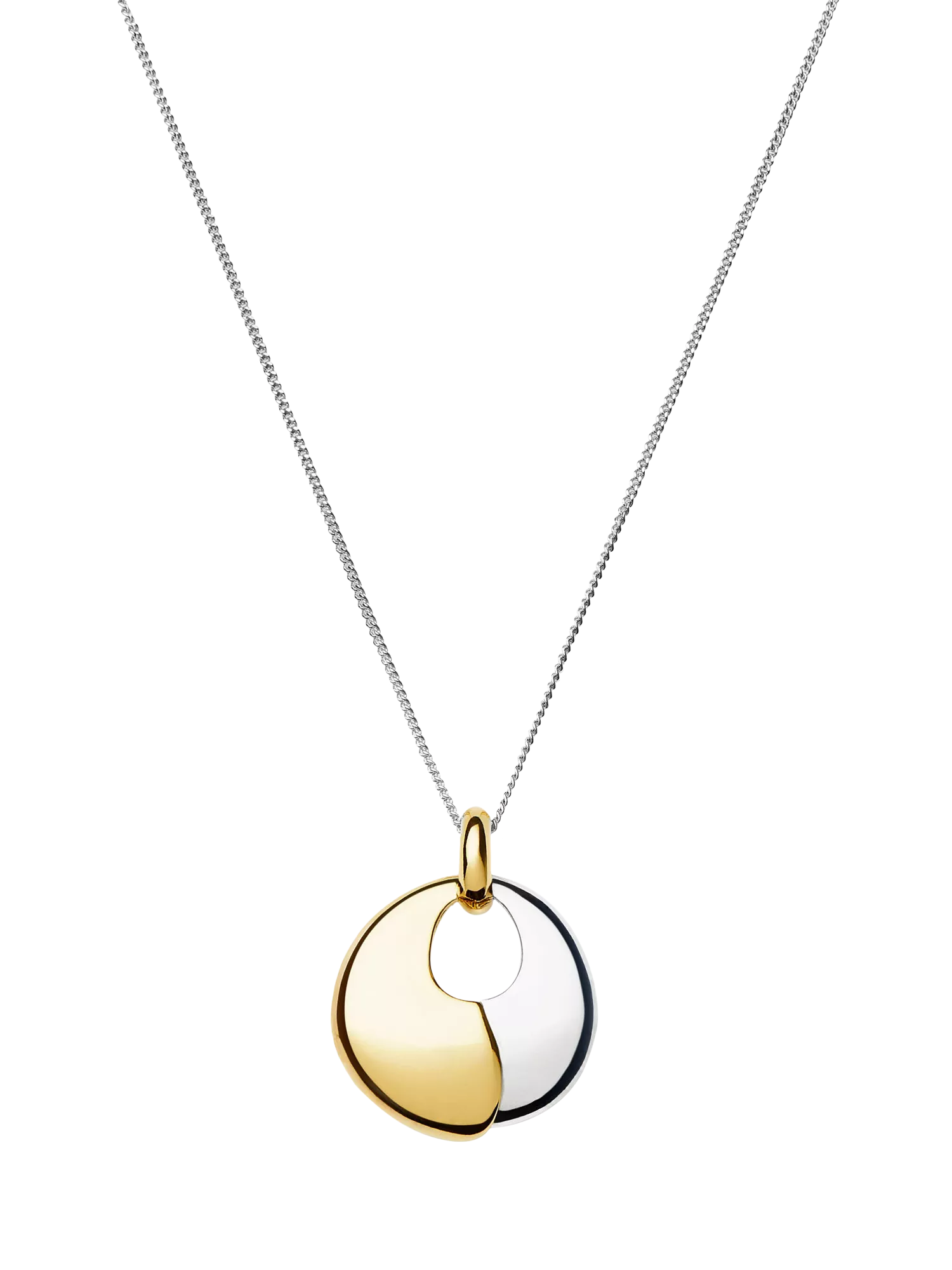 Missoma Sculpted Pebble Pendant Necklace 80cm - British product