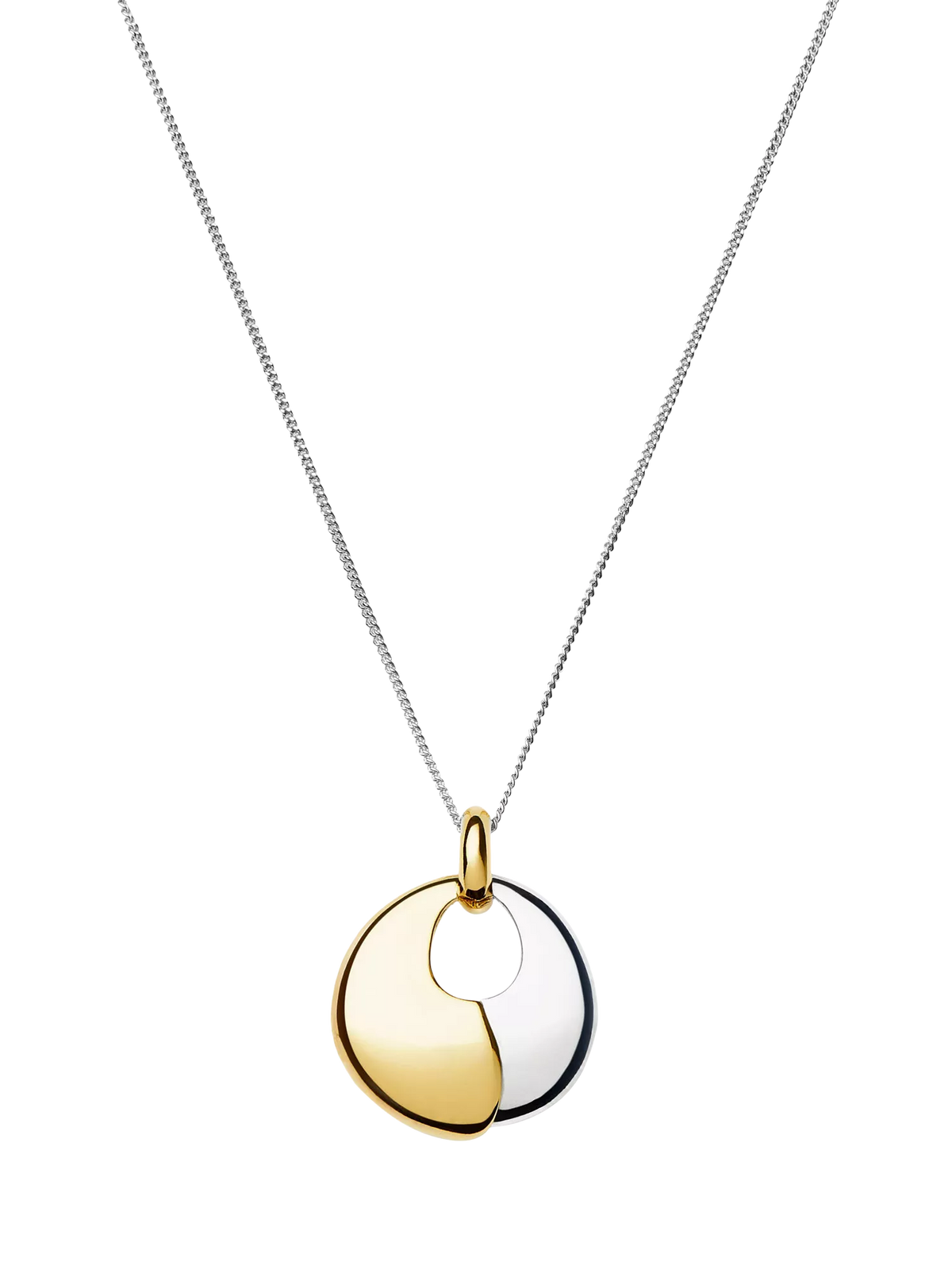 Missoma Sculpted Pebble Pendant Necklace 80cm - British product