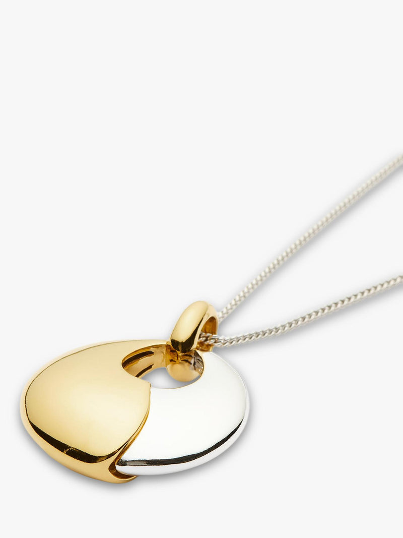 Missoma Sculpted Pebble Pendant Necklace 80cm - British product