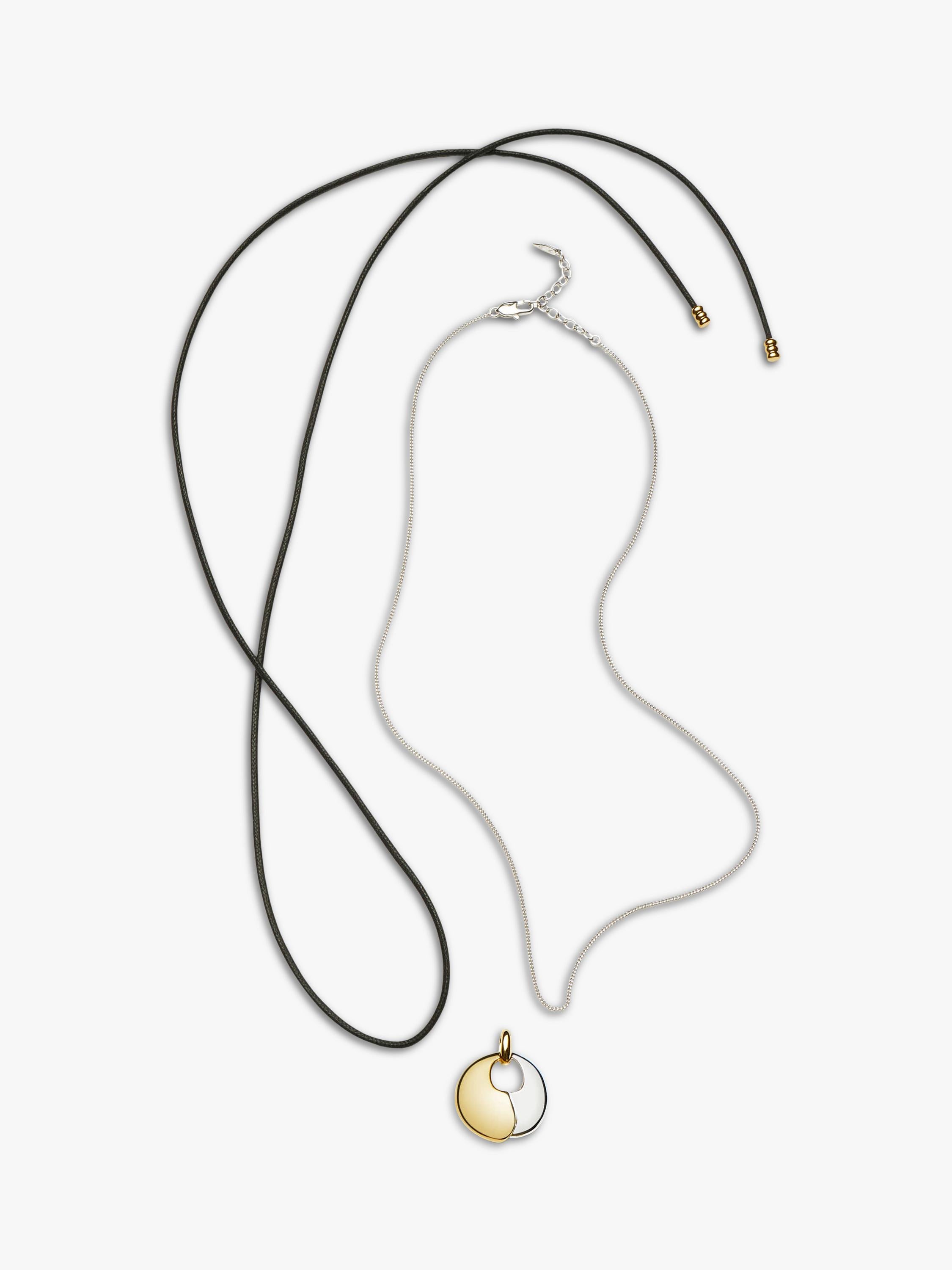 Missoma Sculpted Pebble Pendant Necklace 80cm - British product