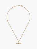 Missoma T-Bar Ridge Necklace gold plated (British brand)