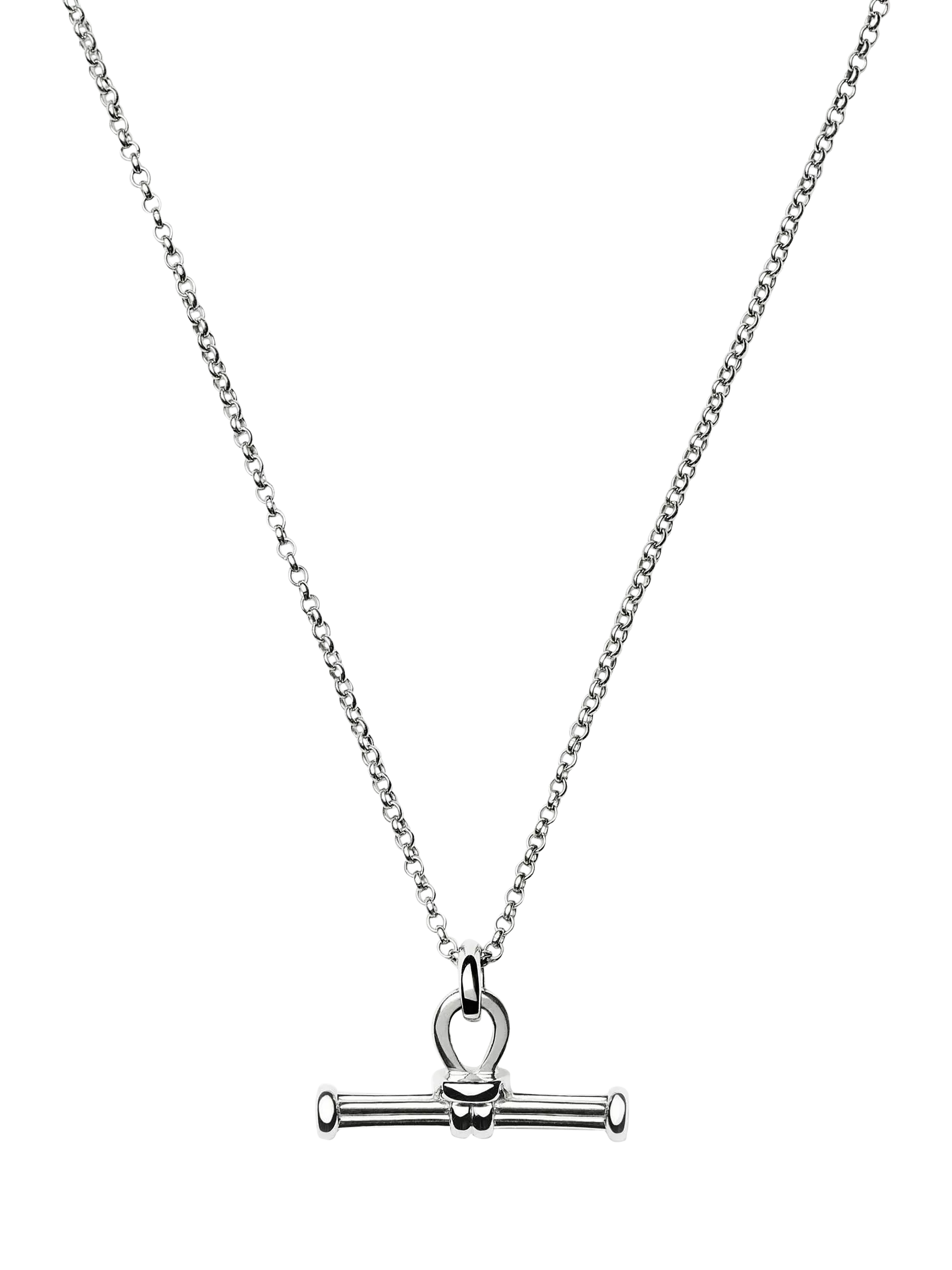 Missoma T-Bar Ridge Pendant Necklace