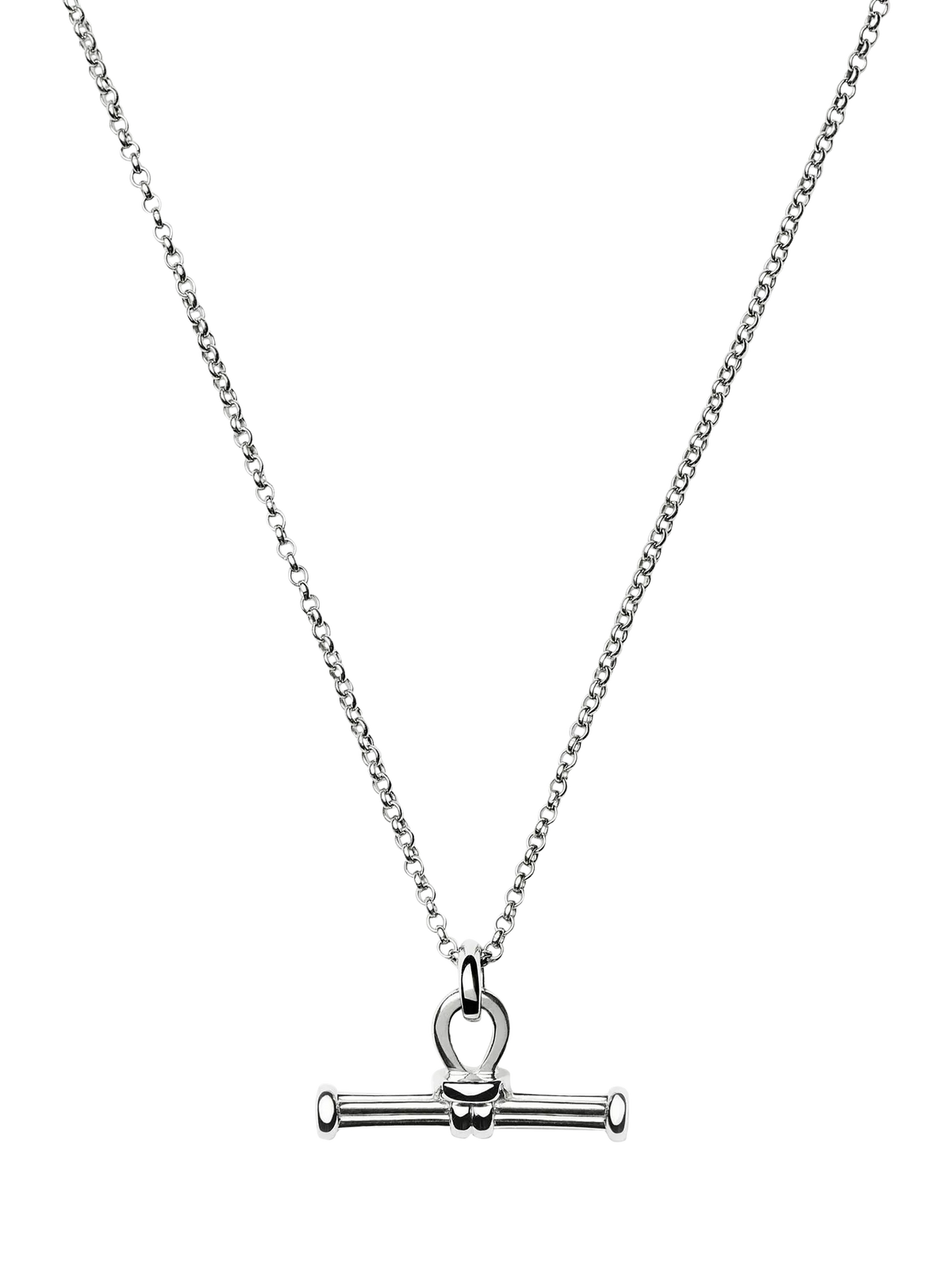 Missoma T-Bar Ridge Pendant Necklace