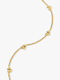 Missoma mini heart charm choker necklace 42cm, UK version