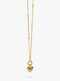 Missoma mini heart pendant in gold vermeil - British product