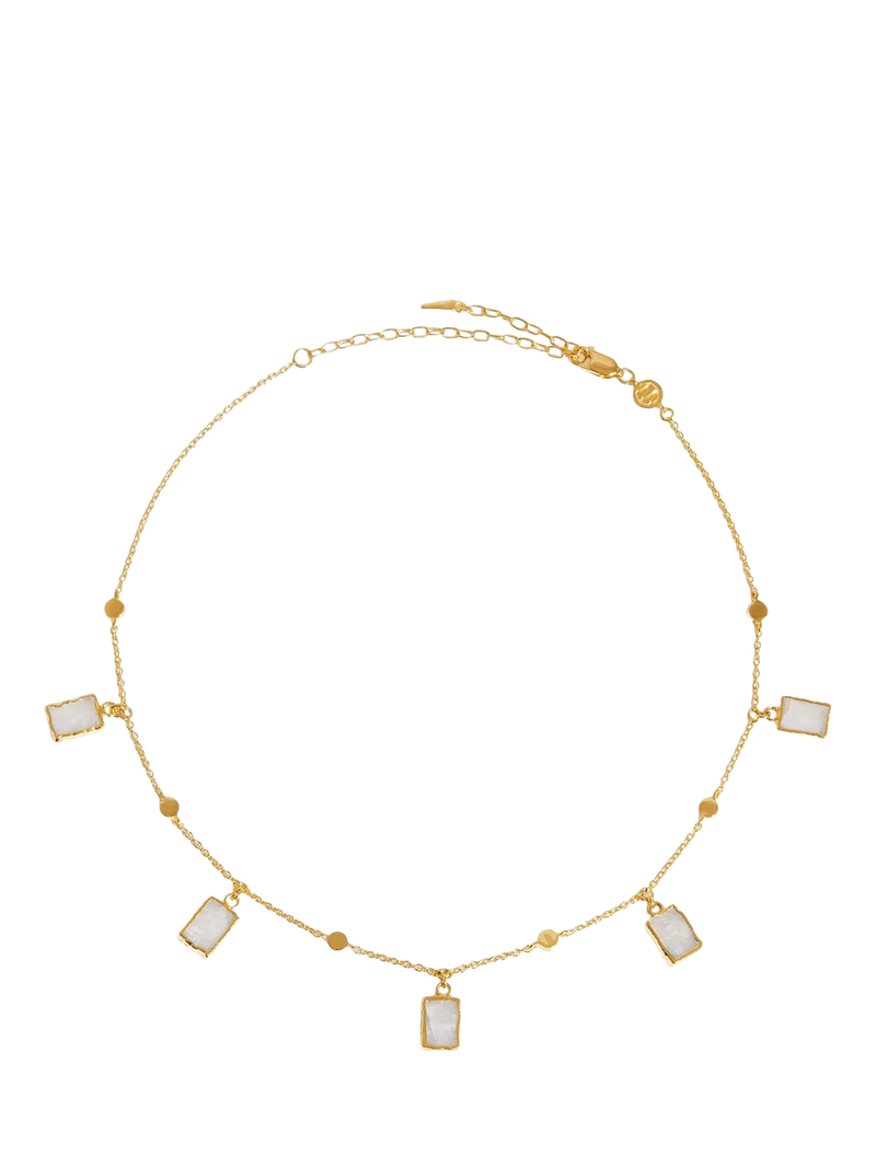Missoma Lena Charm Choker Necklace 38cm