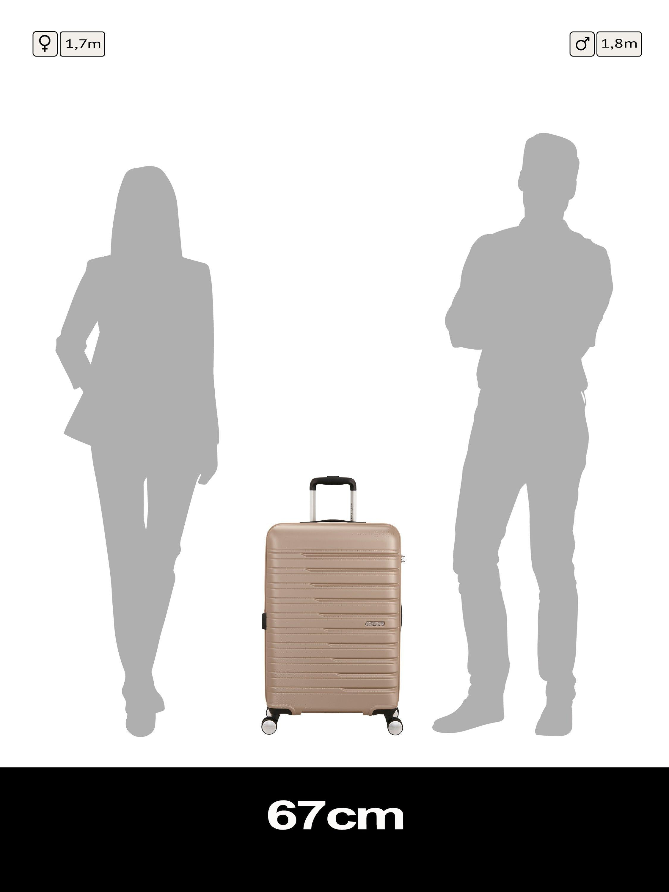 American Tourister Flashline expandable medium suitcase 67cm, imported from the UK