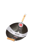 School Of Wok pre-seasoned carbon steel wok 40.5cm, UK version