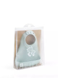 Stokke Munch Bib soft mint silicone baby bib (British brand)