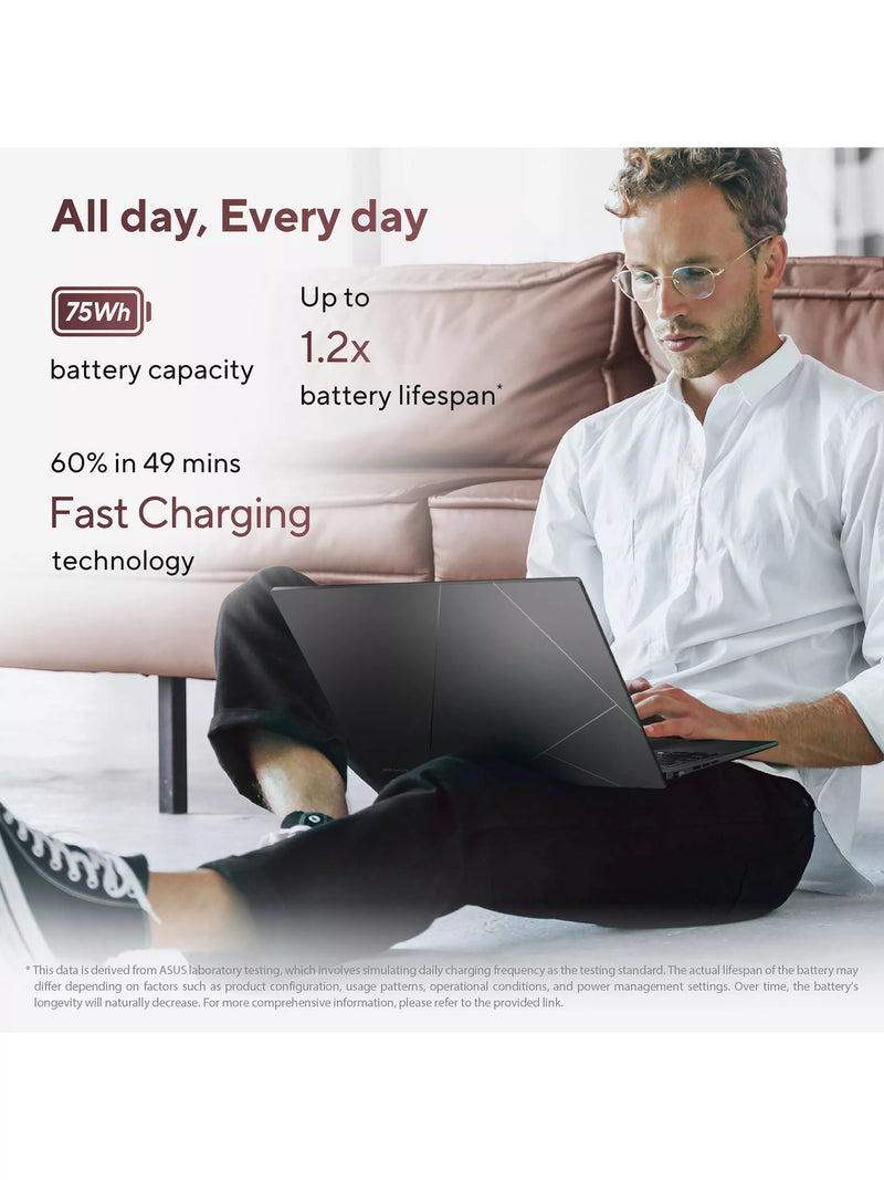 ASUS ZenBook 14 AMD Ryzen AI 7 OLED display, UK version