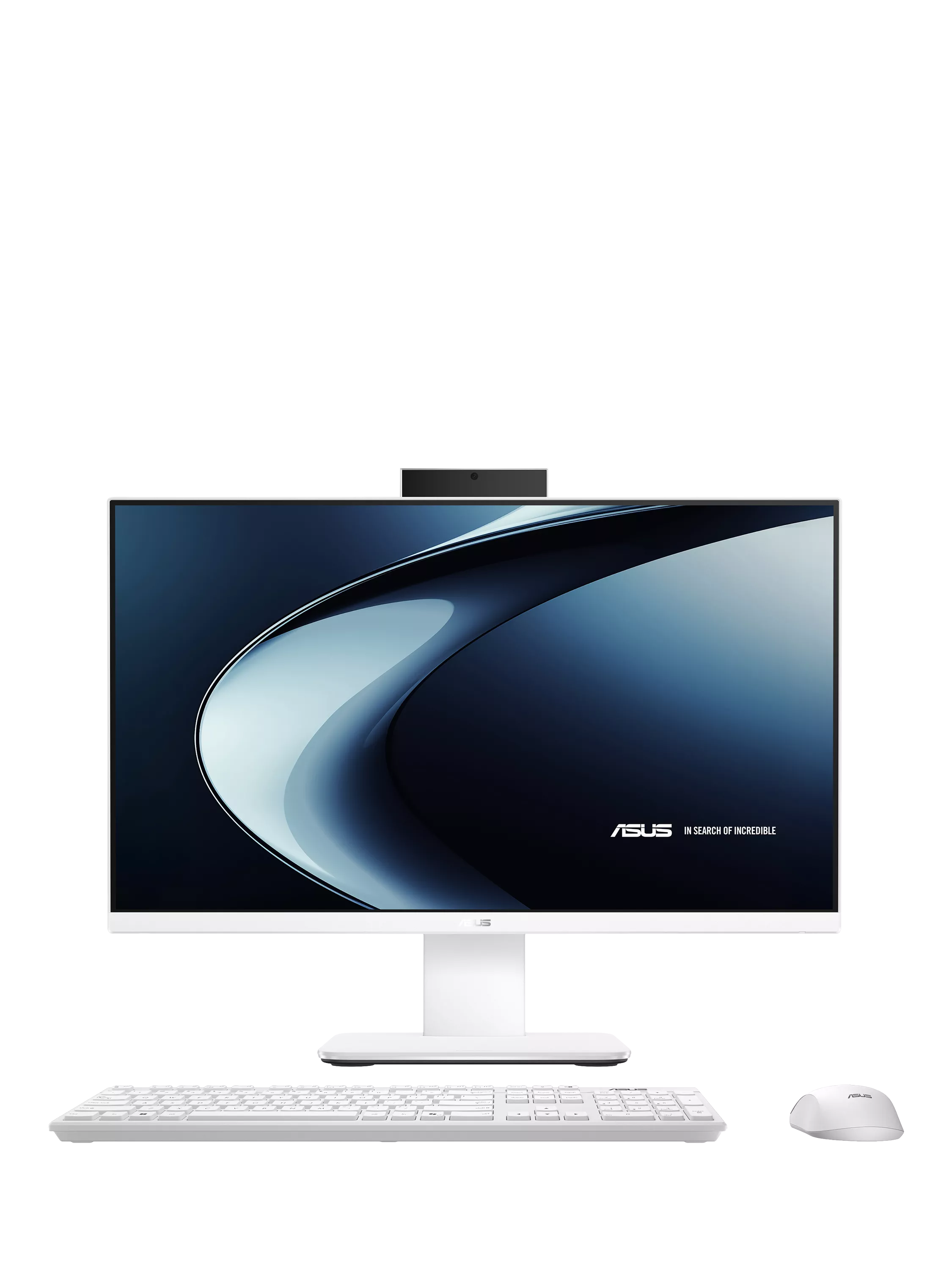 ASUS V400 AiO all-in-one desktop PC, 23.8-inch, white, imported from the UK