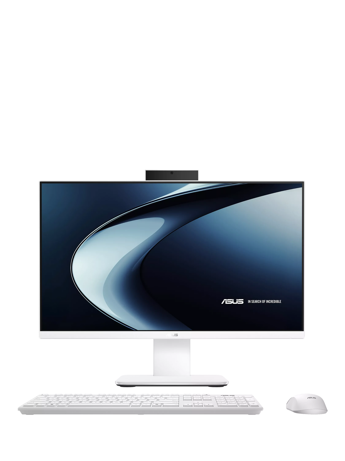 ASUS V400 AiO all-in-one desktop PC, 23.8-inch, white, imported from the UK