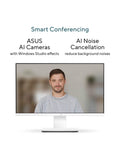ASUS V400 AiO all-in-one desktop PC, 23.8-inch, white, imported from the UK