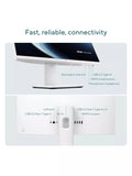 ASUS V400 AiO all-in-one desktop PC, 23.8-inch, white, imported from the UK