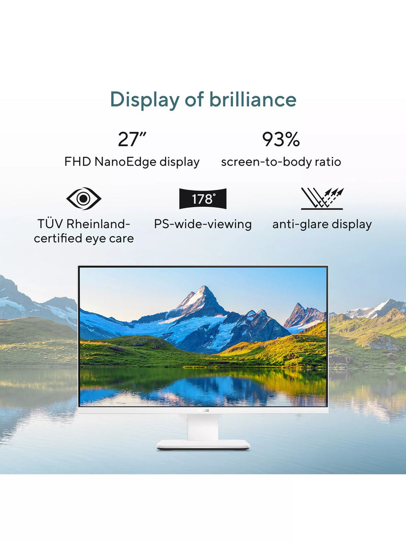 ASUS all-in-one PC white 27-inch, UK version