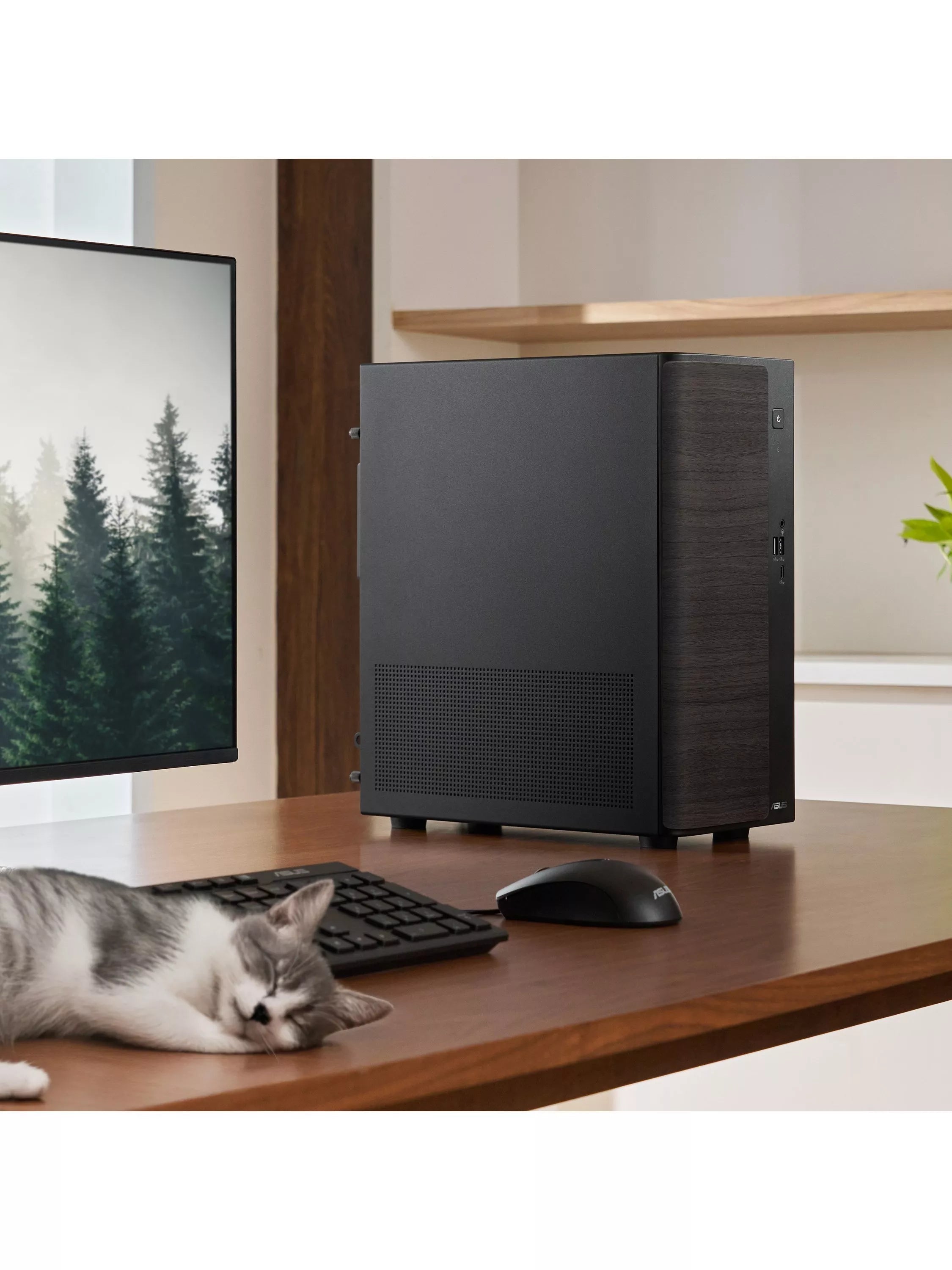 ASUS V500 Mini Tower PC Black, Intel Core 3, UK version
