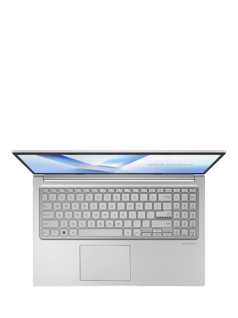 ASUS Vivobook 15 laptop Intel Core 7 16GB RAM 512GB Silver (British brand)