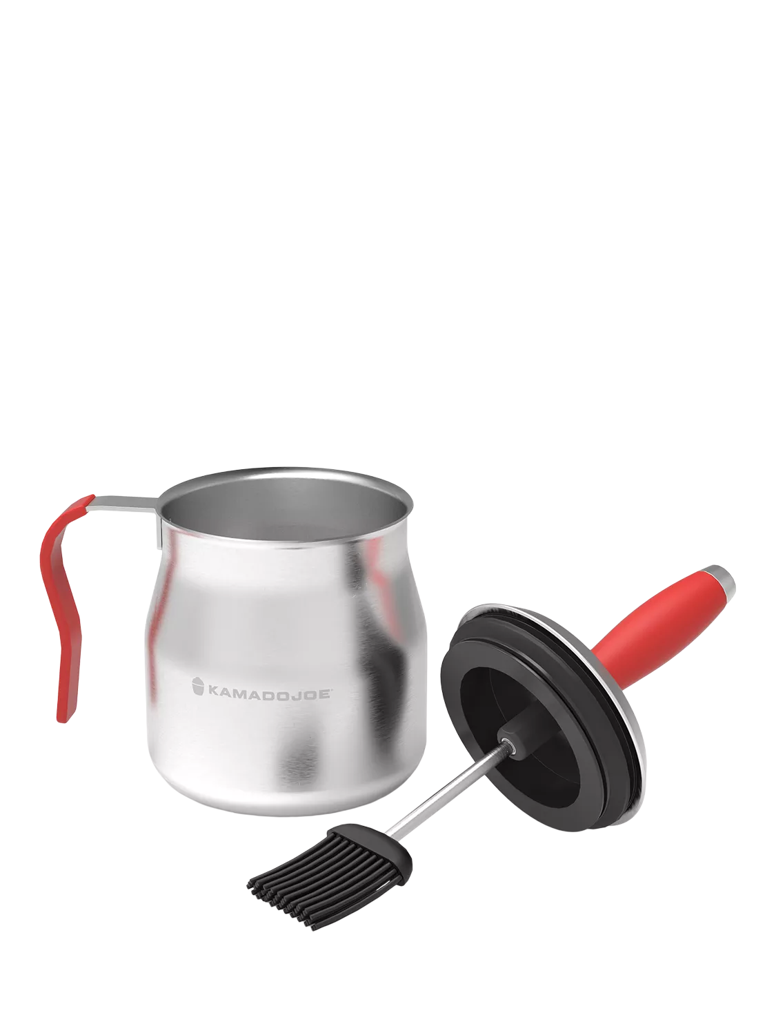 Kamado Joe stainless steel basting pot and brush 900ml (British brand)