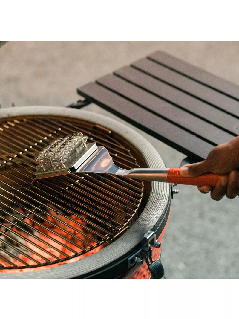 Kamado Joe Krafted stainless steel BBQ grill brush 50cm (British brand)