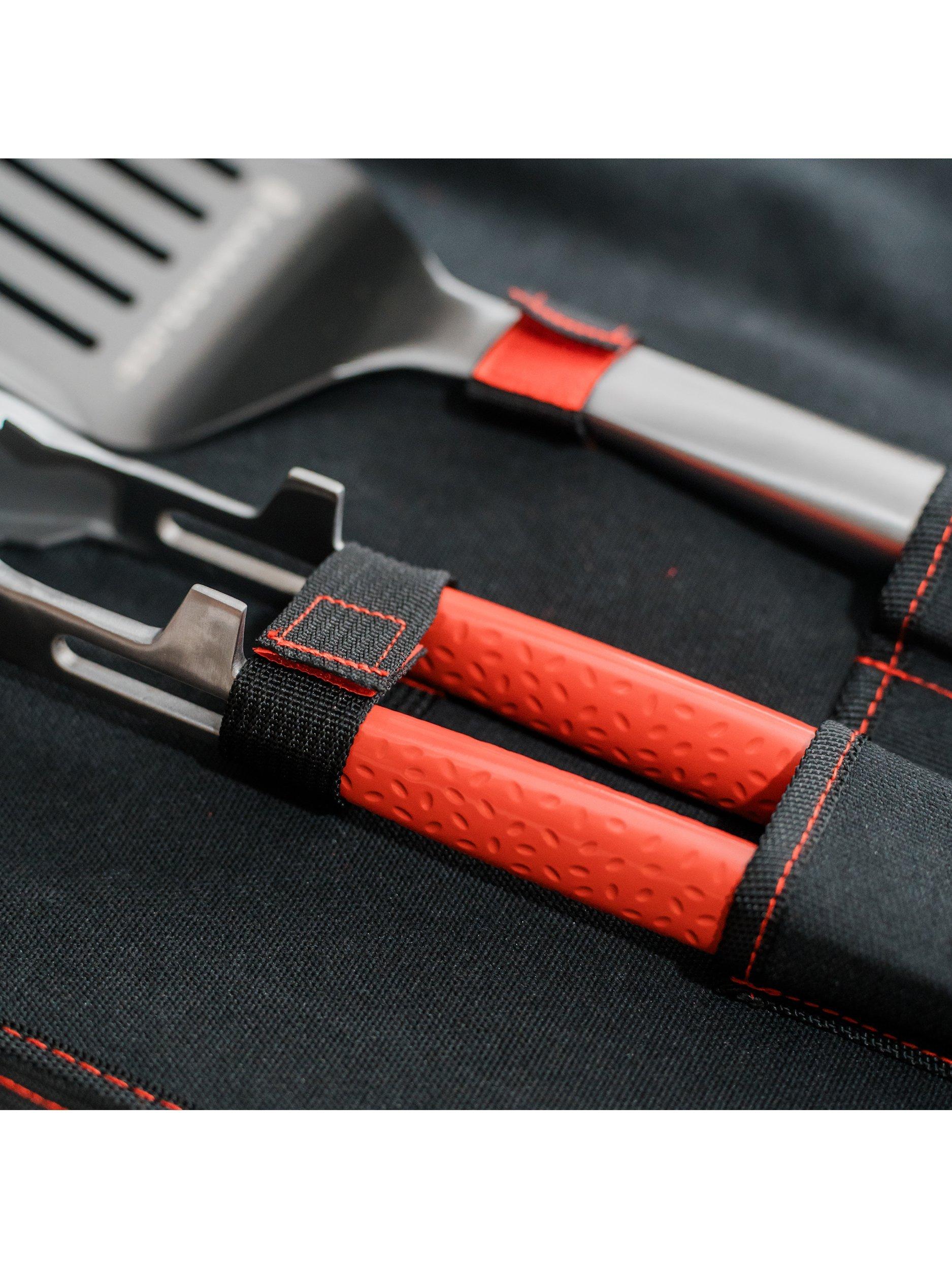 Kamado Joe Krafted stainless steel BBQ tool set 3 piece, imported from the UK
