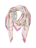 Aspinal of London silk scarf Mayfair rose 90x90cm, imported from the UK