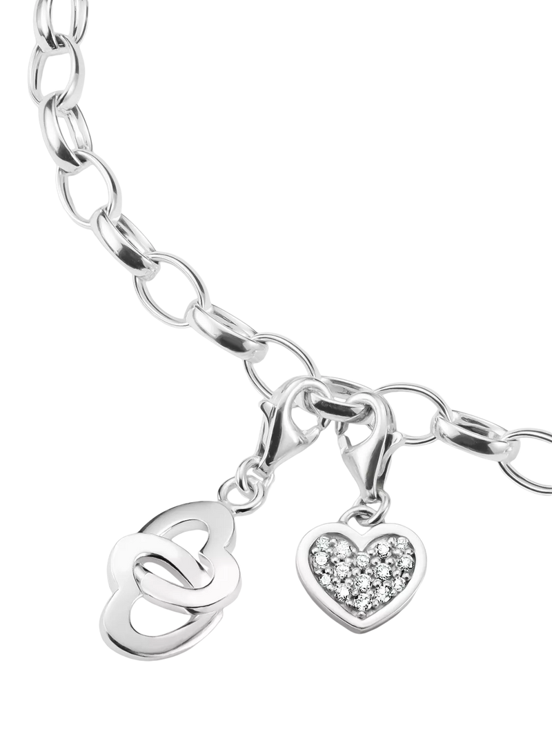 THOMAS SABO intertwined heart charm 10x27mm - British product