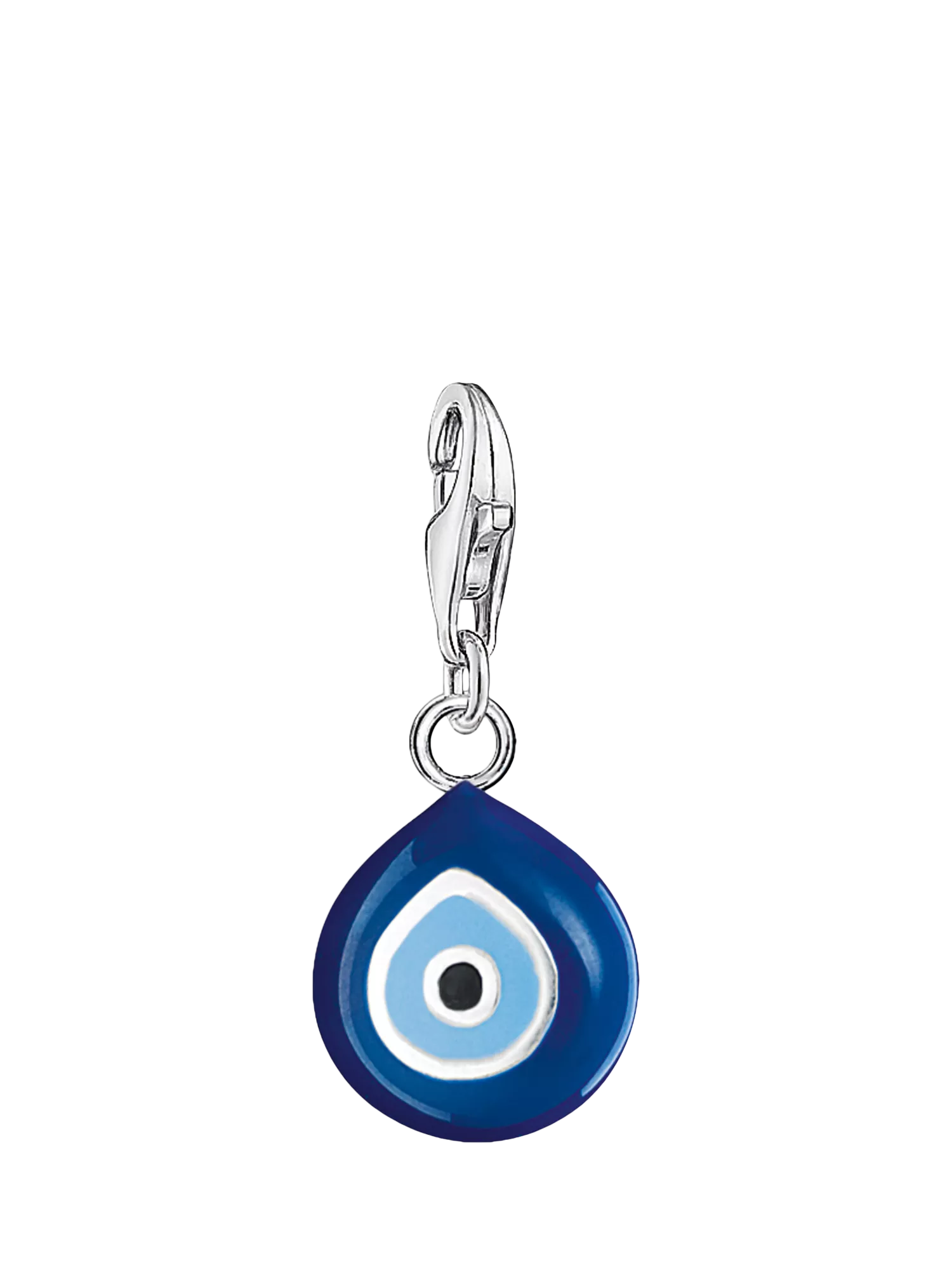 Thomas Sabo Nazar's Eye enamel charm in blue and silver (British brand)