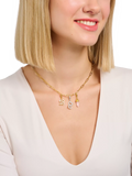 THOMAS SABO double heart crystal charm in silver - British product