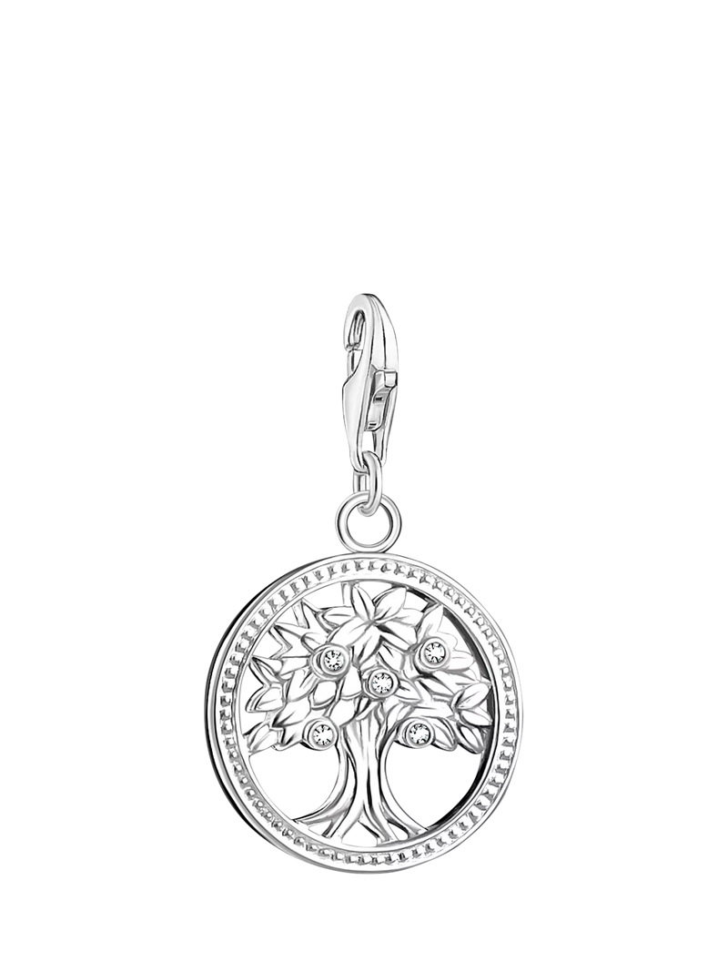THOMAS SABO crystal tree charm silver 925 sterling, imported from the UK