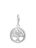 THOMAS SABO crystal tree charm silver 925 sterling, imported from the UK