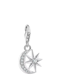 THOMAS SABO star moon charm silver 1.31x2.44 cm - British product