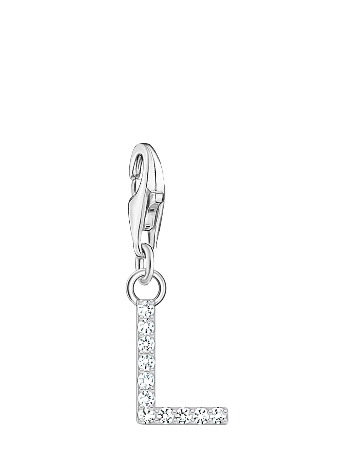 THOMAS SABO Cubic Zirconia Letter Charm Pendant