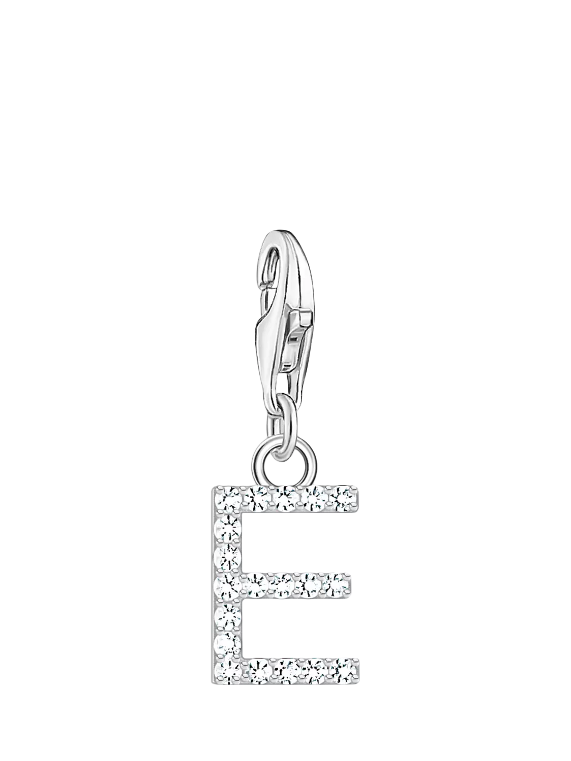 THOMAS SABO Cubic Zirconia Letter Charm Pendant
