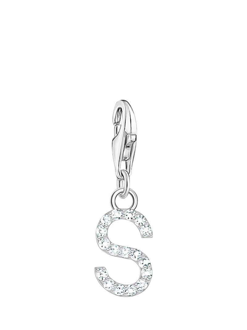 THOMAS SABO Cubic Zirconia Letter Charm Pendant