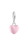 Thomas Sabo pink enamel heart charm (British brand)