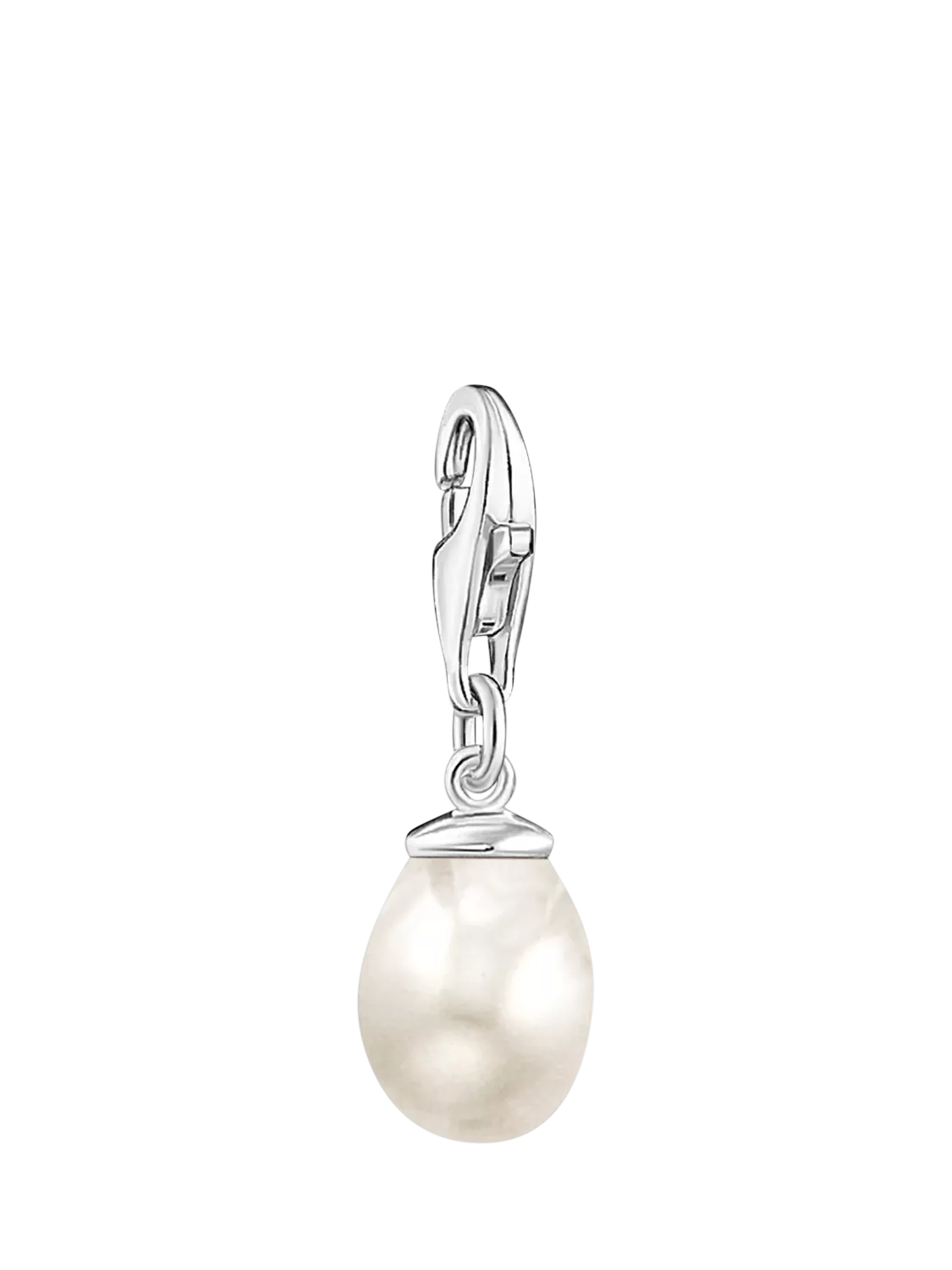 THOMAS SABO freshwater pearl charm silver/white, UK version
