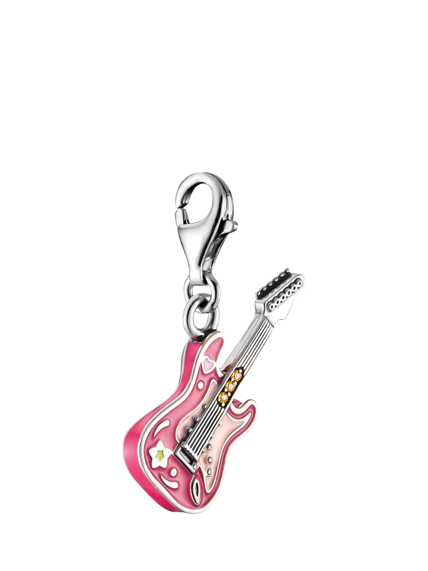 Thomas Sabo enamel electric guitar charm 2.6cm (British brand)