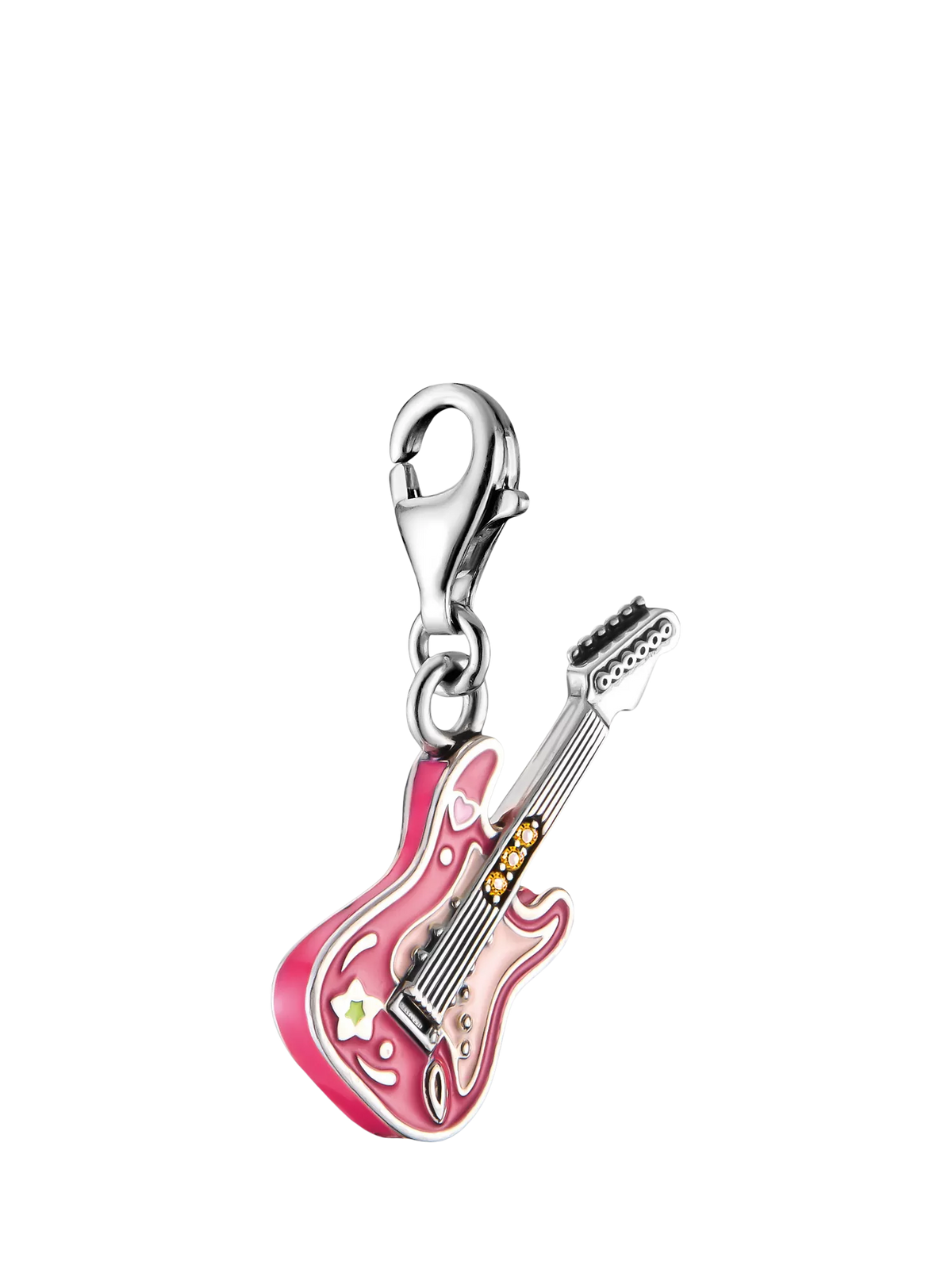 Thomas Sabo enamel electric guitar charm 2.6cm (British brand)