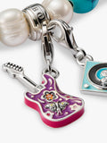 Thomas Sabo enamel electric guitar charm 2.6cm (British brand)