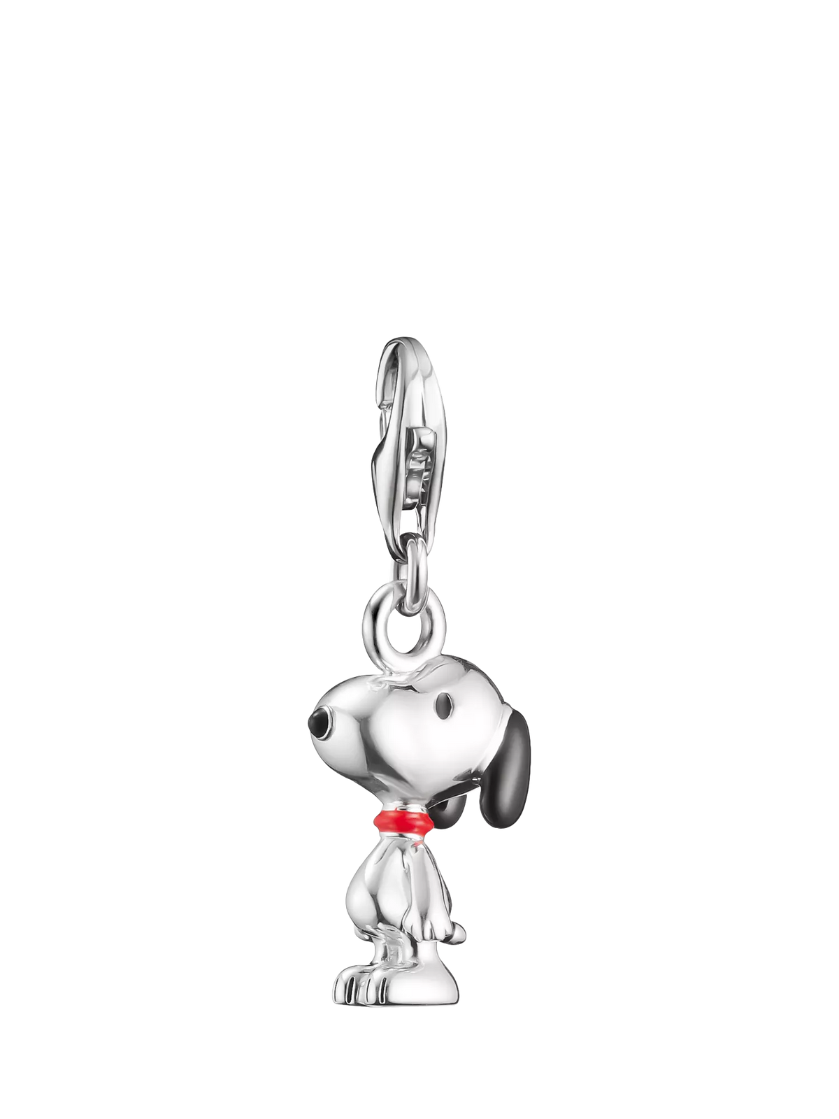 THOMAS SABO Snoopy charm silver and black enamel, UK version