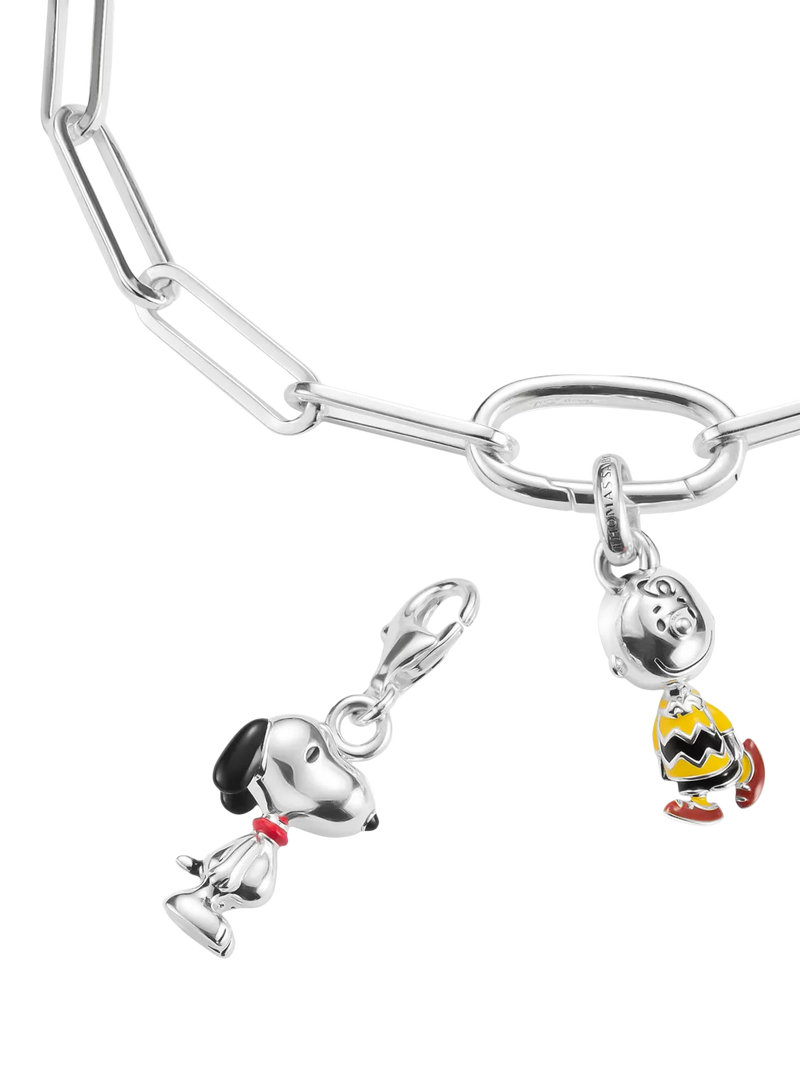 THOMAS SABO Snoopy charm silver and black enamel, UK version