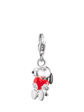 THOMAS SABO Snoopy Heart charm silver and red enamel, UK version