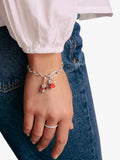 THOMAS SABO Snoopy Heart charm silver and red enamel, UK version