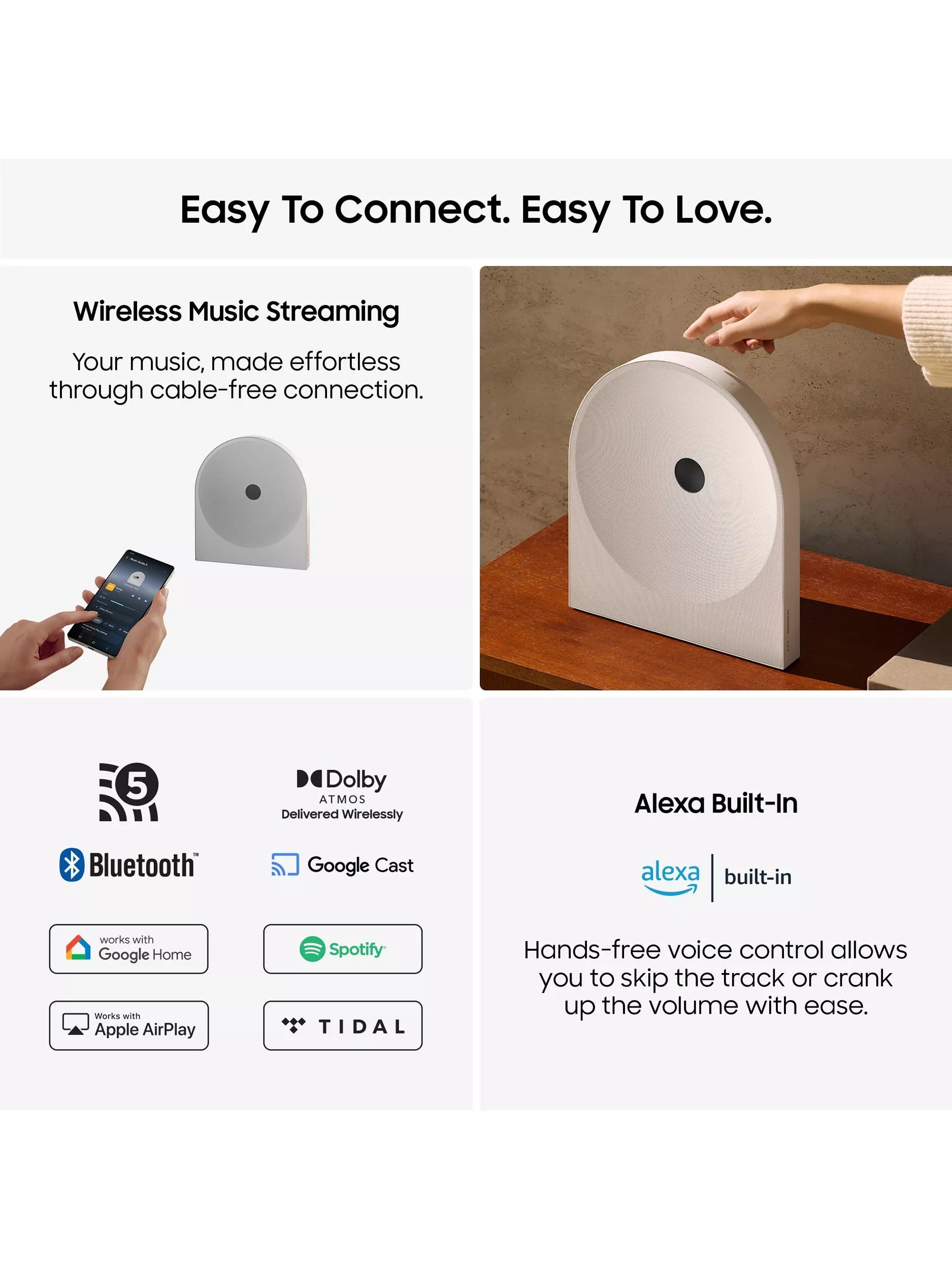 Samsung Music Studio 5 smart speaker White - British product