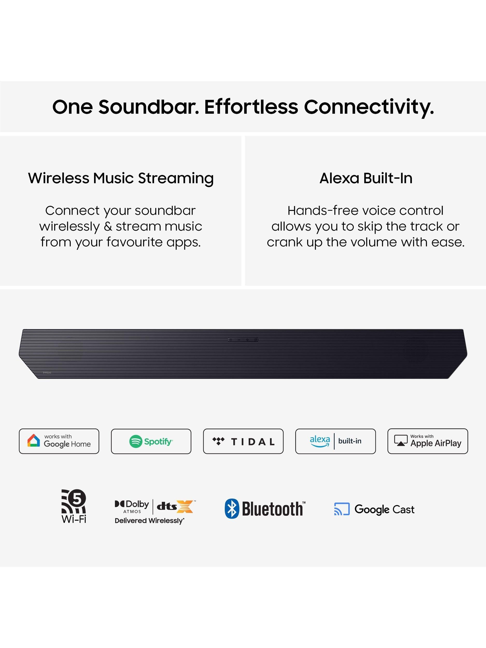 Samsung HW-Q990H soundbar with wireless subwoofer (British brand)