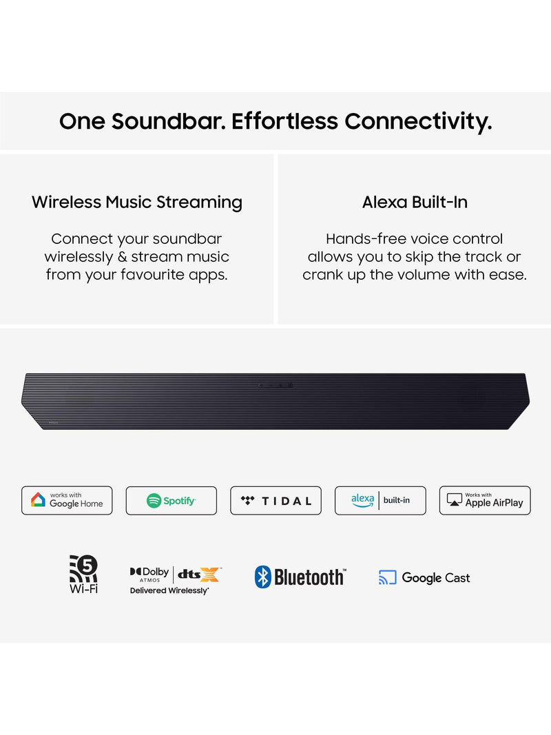 Samsung HW-Q990H soundbar with wireless subwoofer (British brand)
