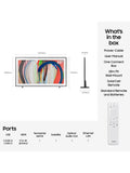 Samsung The Frame QLED Art TV 55 inch, imported from the UK