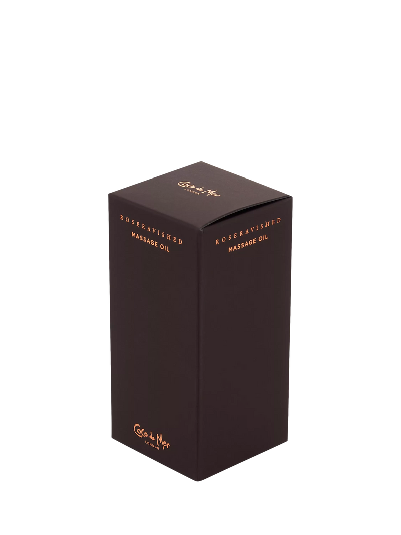 Coco de Mer Roseravished massage oil, imported from the UK