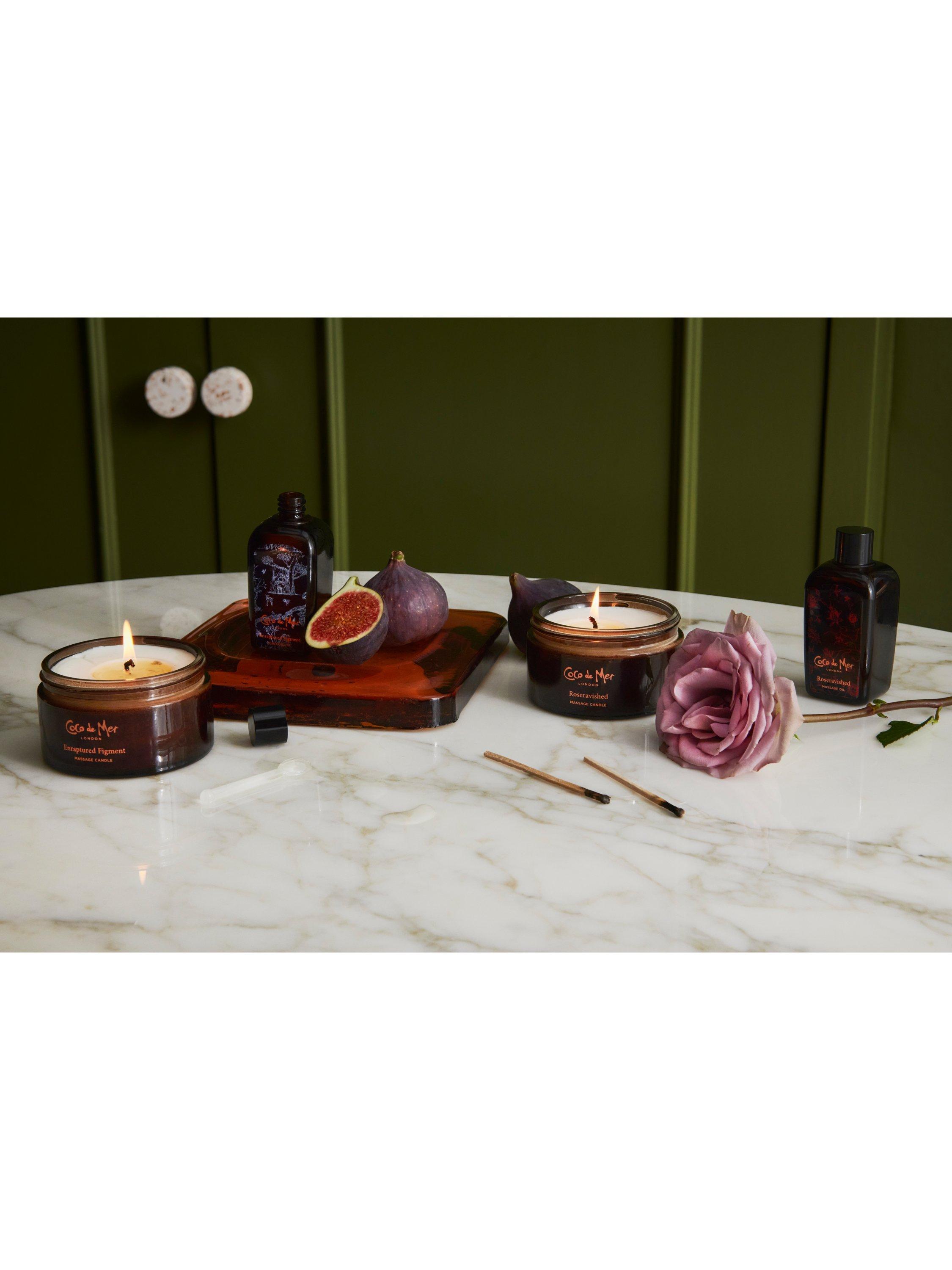 Coco de Mer Roseravished massage oil, imported from the UK