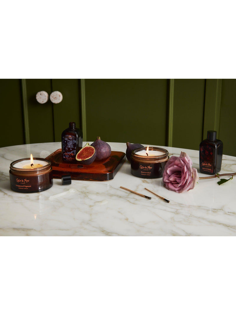 Coco de Mer Roseravished massage oil, imported from the UK
